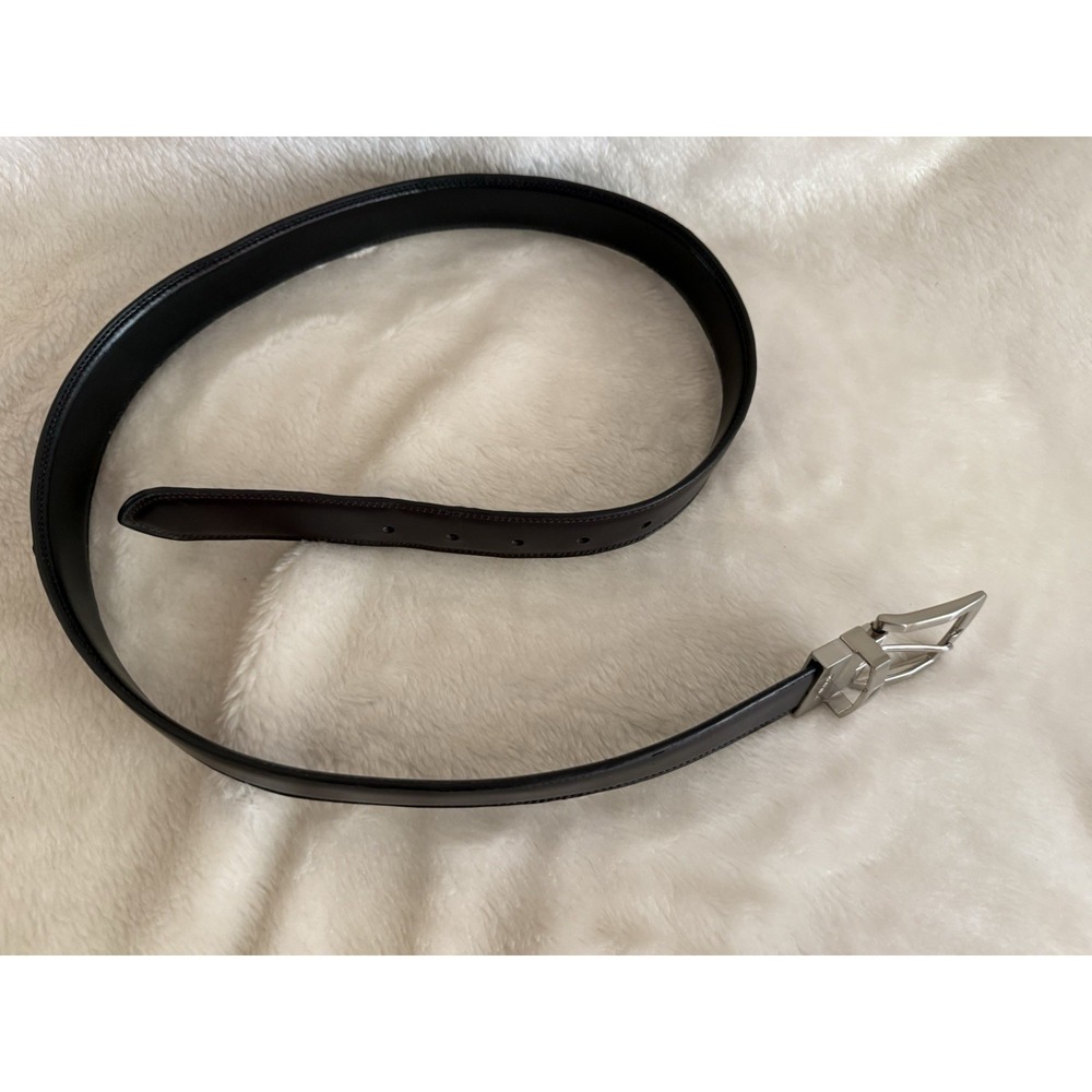 Timberland Very Worn Brown Leather Belt - Men's Size 40